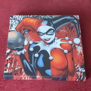Harley Quinn Art Print - Red, Black, White 12 X 12
